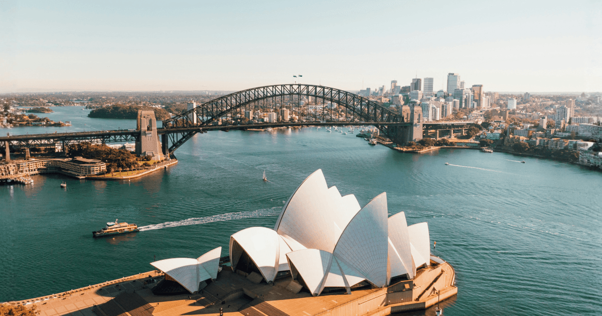 Pemandangan Australia — destinasi eSIM GoSIMin