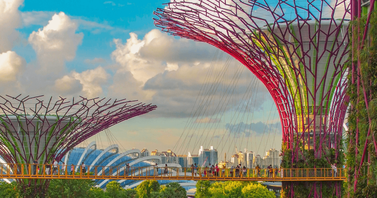 Pemandangan Singapura — destinasi eSIM GoSIMin